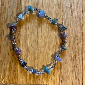 Stone bracelet.